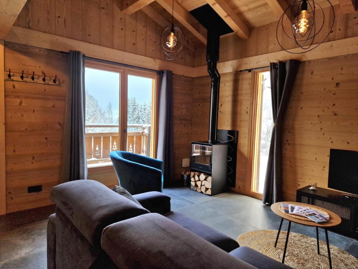 Chalet Cosy Et Moderne Vue Montagnes Seytroux Ngoại thất bức ảnh